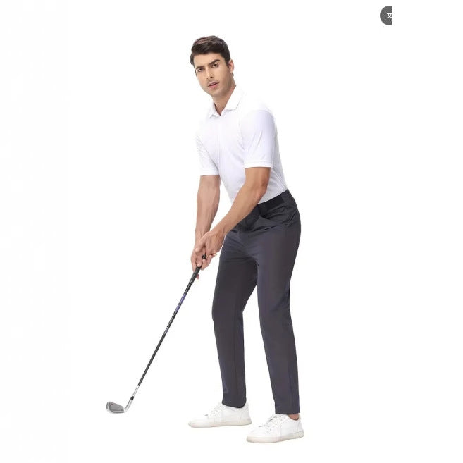 European And American Men's Solid Color Casual Golf Pants
