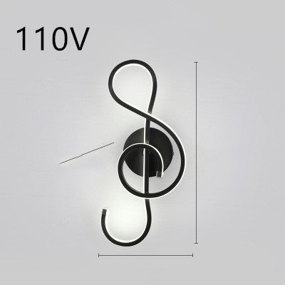 led wall lamp nordic minimalist bedroom bedside lamp TRENDFLOW