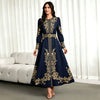Women's Long-sleeve A-line Maxi Dress