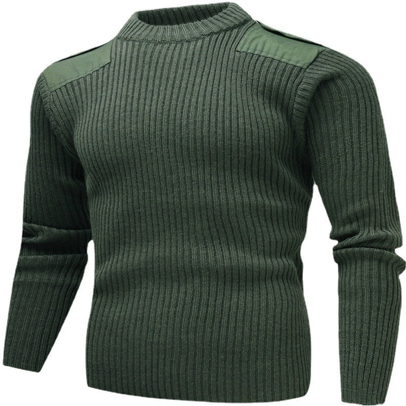 Men's Long Sleeve Thermal Wool Sweater