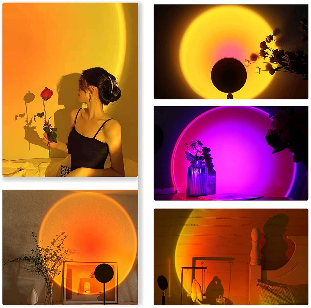 USB Desk Lamp Rainbow Projection Lamp TRENDFLOW