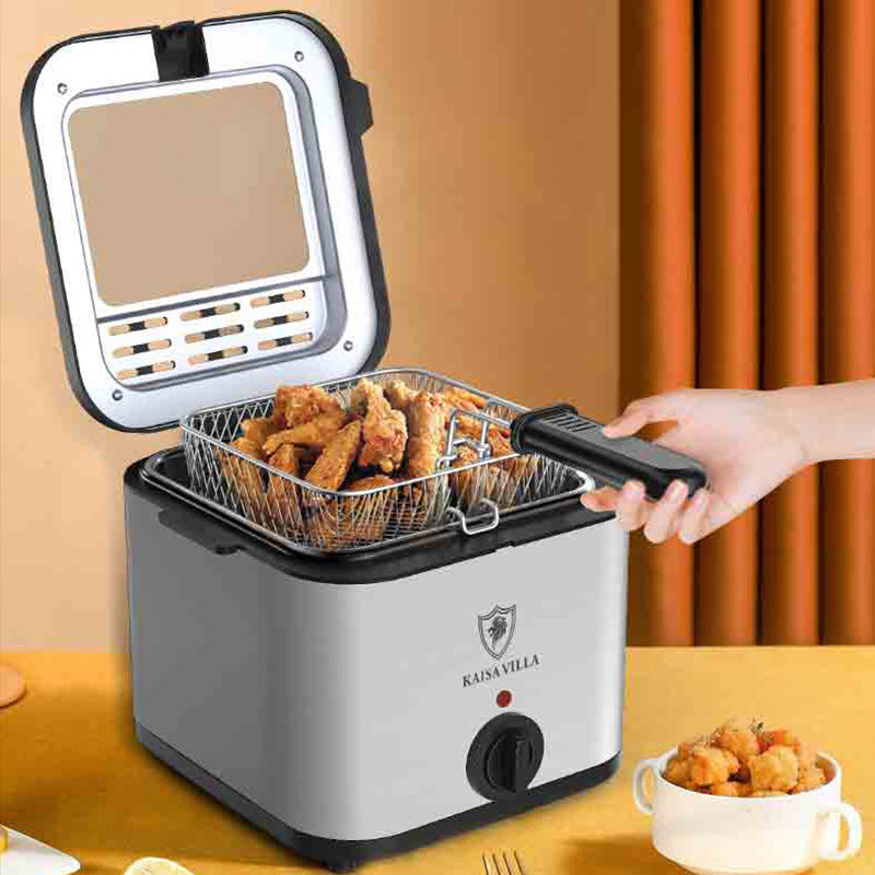 Macchina per patatine fritte con spiedino elettrico multifunzione visivo per friggitrice ad aria