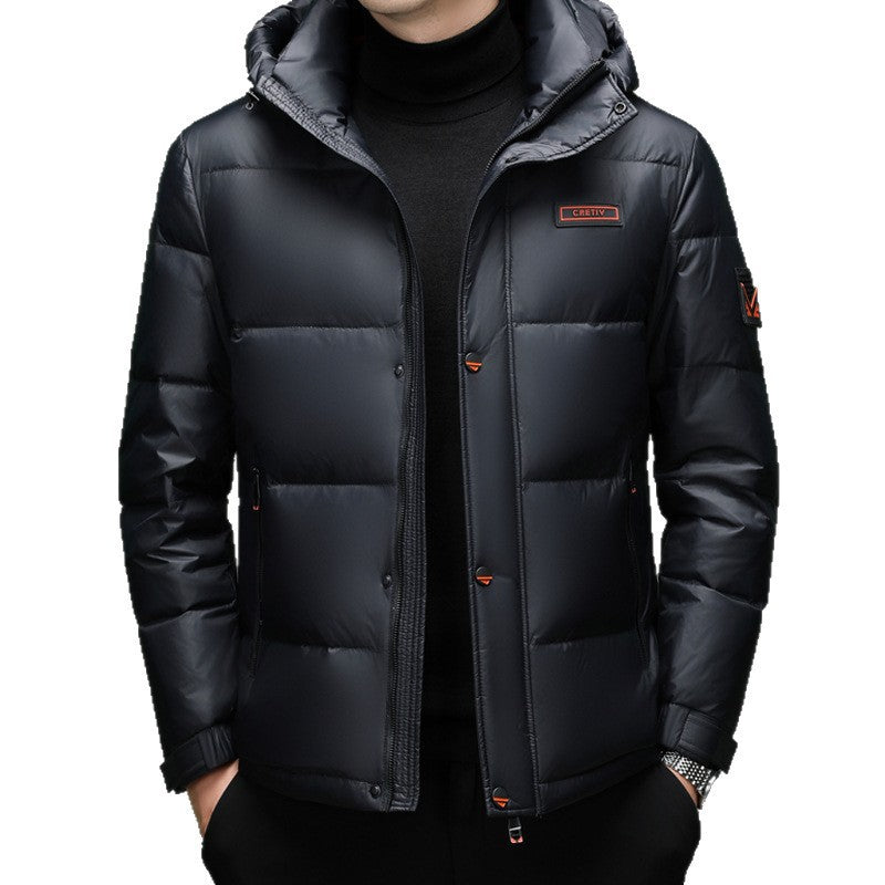 New Style Casual Windproof And Cold-resistant Jacket With Detachable Hood