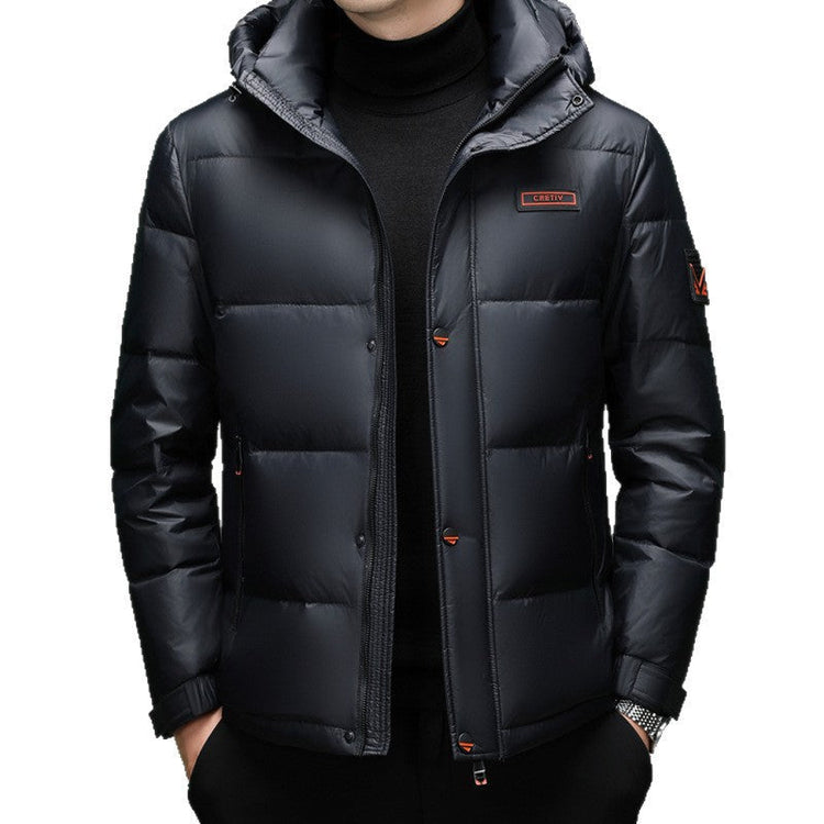 New Style Casual Windproof And Cold-resistant Jacket With Detachable Hood TRENDFLOW