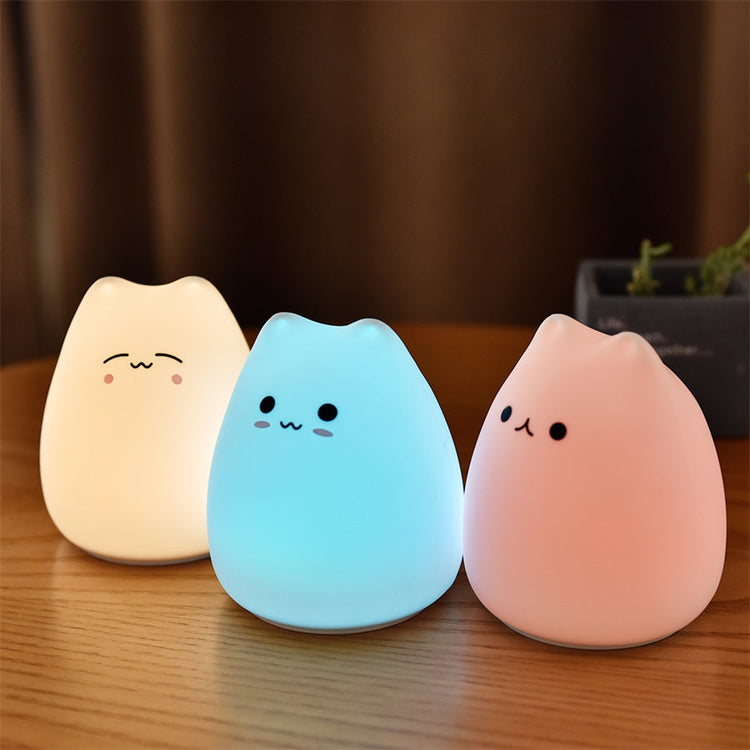 Silicone Touch Sensor LED Night Light For Children Baby Kids TRENDFLOW