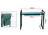 Foldable Outdoor Lawn Bench Chair With Tool Pouch Garden Rest TRENDFLOW