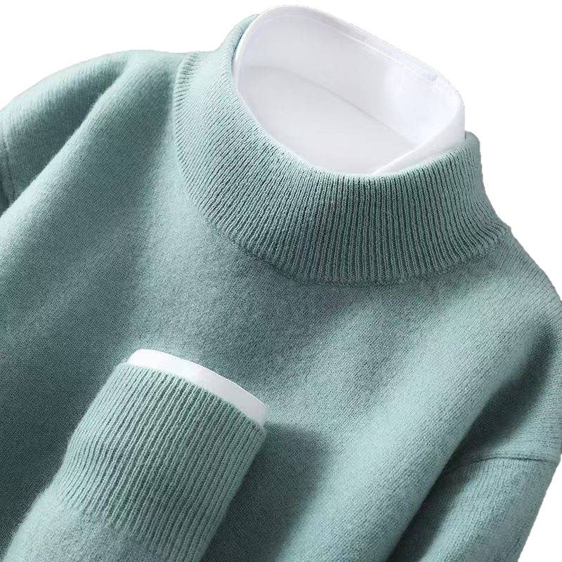 Men's Half-Neck Pullover Base Sweater