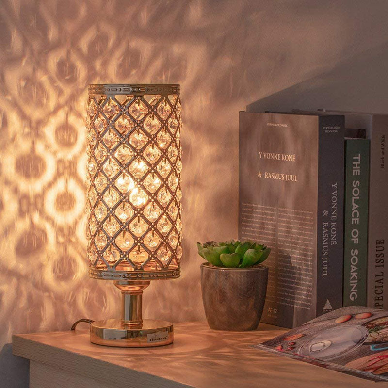 New Modern Crystal Table Lamp With Stylish Personality And Warm Bedside Decoration For Bedroom And Living Room TRENDFLOW