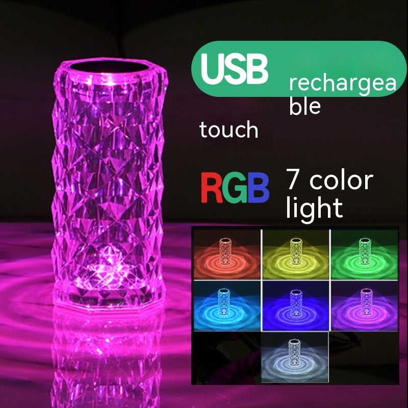 Crystal Rose Lamp Atmosphere Creative Led Table Lamp TRENDFLOW