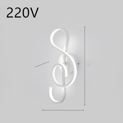 led wall lamp nordic minimalist bedroom bedside lamp TRENDFLOW