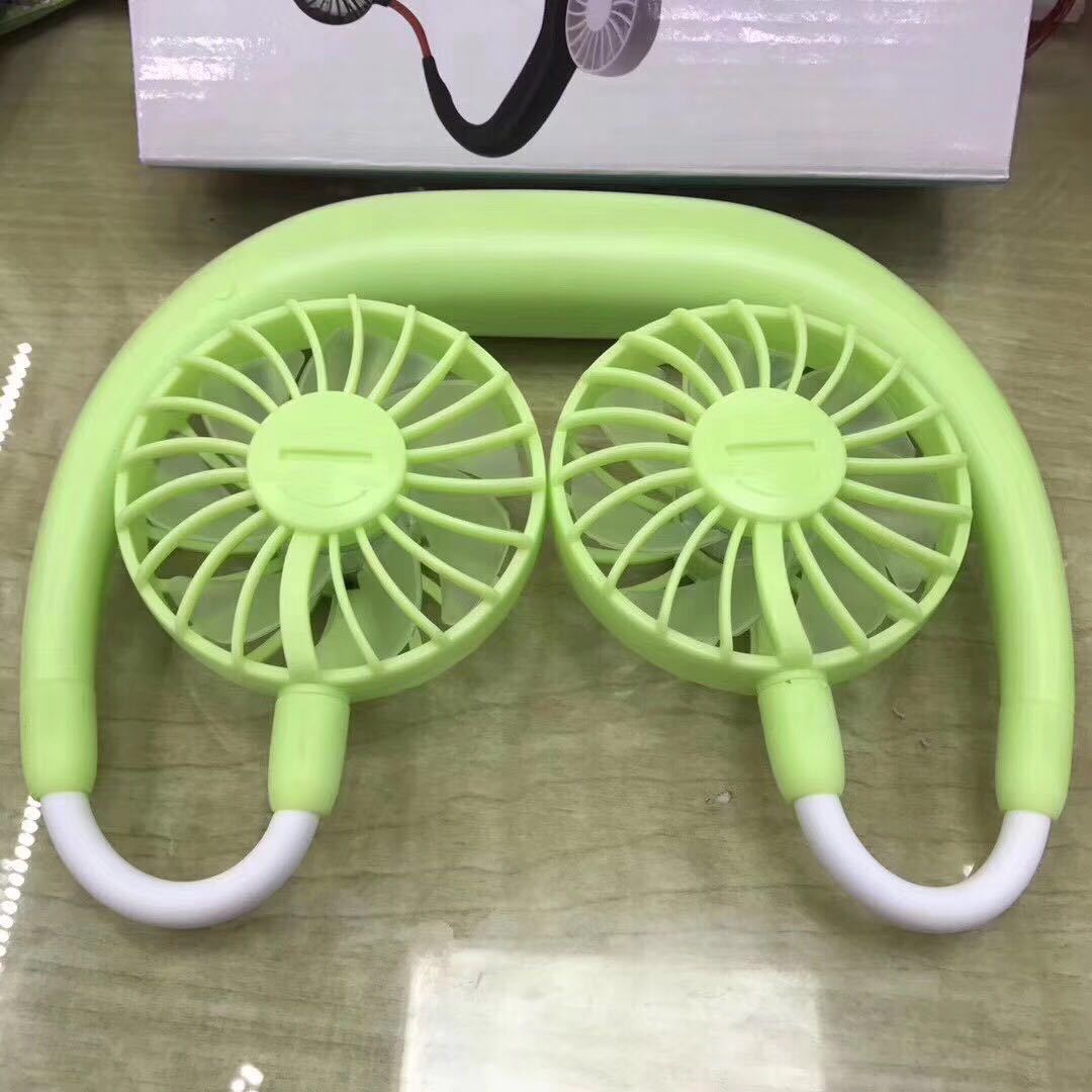 Charging portable lazy fan student desktop fan hanging neck fan TRENDFLOW