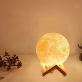 3D Printing Moon Night Table Lamp Chinese Valentine&