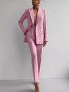 Spring Amazon Foreign Trade Cross-Border Fashion Casual Business Attire Women's Suit Set