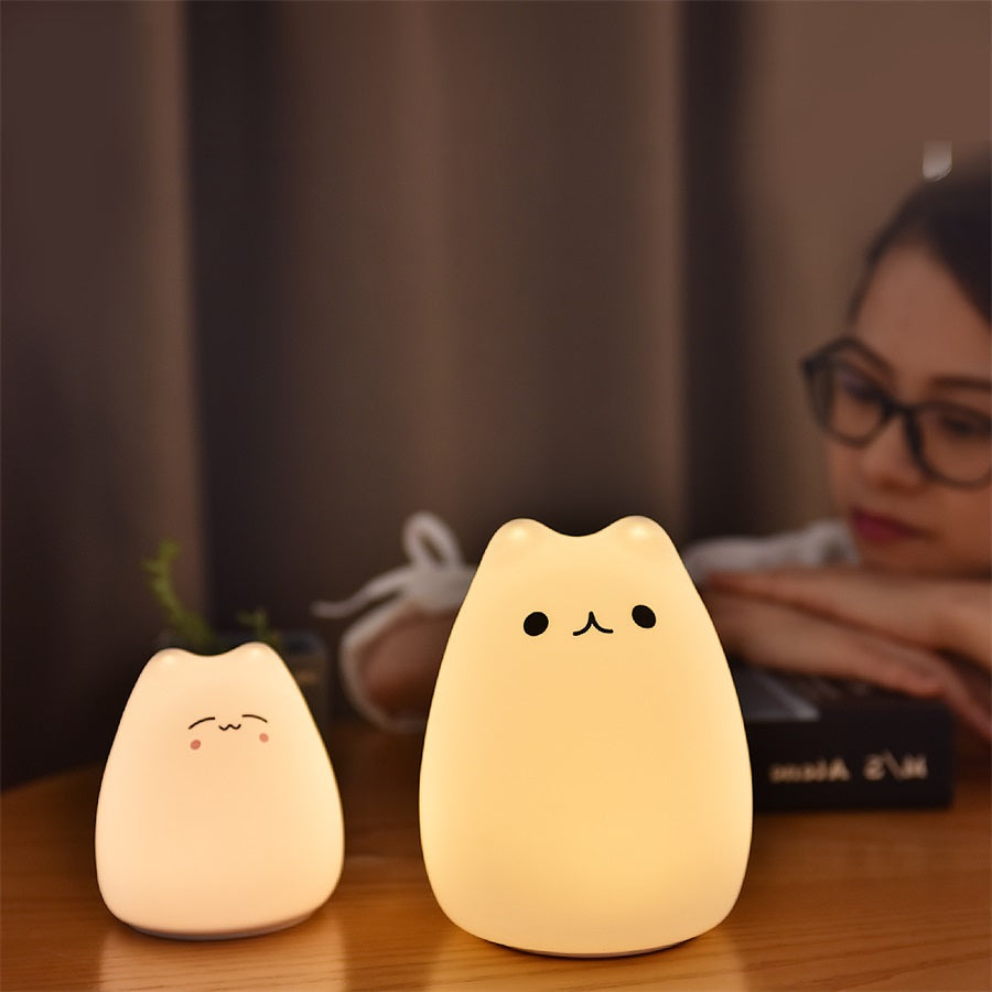 Silicone Touch Sensor LED Night Light For Children Baby Kids TRENDFLOW