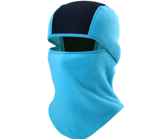 Winter Fleece-lined And Thickened Ski Hood, Windproof And Cold-proof Motorcycle Face Mask