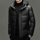 New Style Casual Windproof And Cold-resistant Jacket With Detachable Hood TRENDFLOW