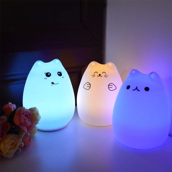 Silicone Touch Sensor LED Night Light For Children Baby Kids TRENDFLOW