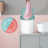 Household Small Laundry Bucket Mini Turbo Table Washing Machine Student Dormitory Underwear Socks Washer TRENDFLOW