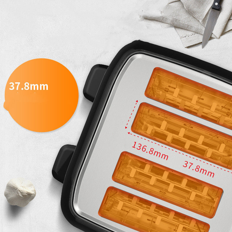 Home Automatic Multifunctional Toaster Four Slot Export TRENDFLOW