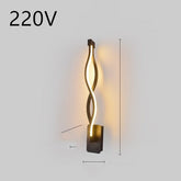 led wall lamp nordic minimalist bedroom bedside lamp TRENDFLOW