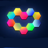 Colorful Color-changing Gaming Atmosphere Smart Quantum Light Induction Honeycomb Bedroom Wall Lamp TRENDFLOW