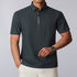 Zipper-design Comfortable And Versatile Commuter Breathable Short-sleeve Men&