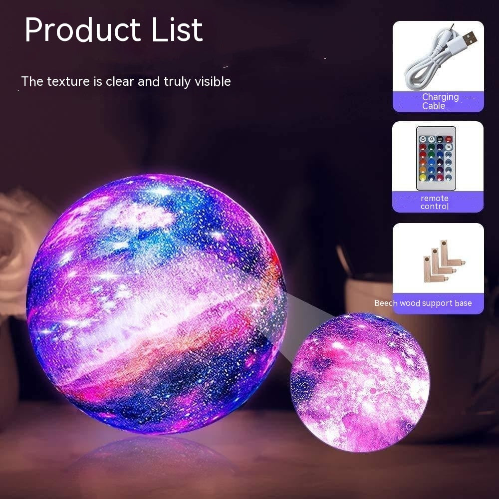 3D Printing Moon Light Galaxy  Light TRENDFLOW