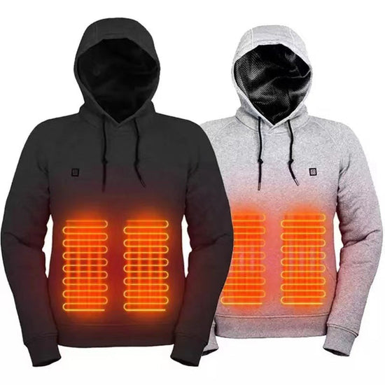 Hooded Heated Sweatshirt Men&