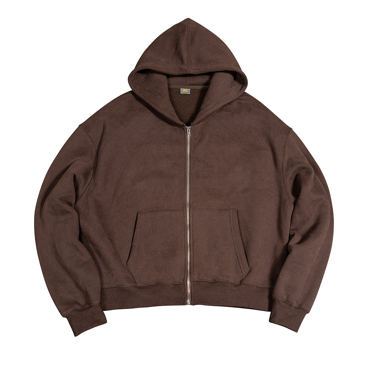 Solid Color Loose Fit Casual Hooded Men's Sweatshirt