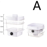 Multi-layer Dish Cover Heat Preservation Kitchen Cover Dining Table Leftover Storage Box Transparent Stack Cooking Hood Steamer TRENDFLOW