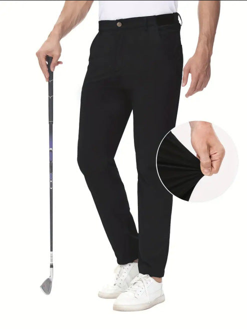 European And American Men's Solid Color Casual Golf Pants