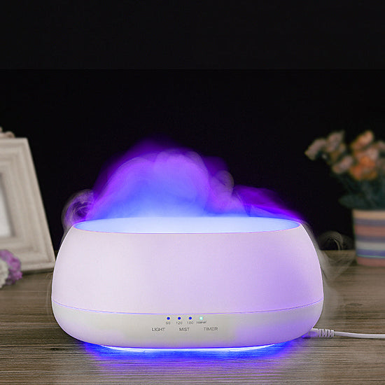 HOMEFISH Aroma Diffuser 500ml Ultrasonic Air Humidifier Colorful Light Fragrance Diffuser Essential Oil Diffuser For Home TRENDFLOW