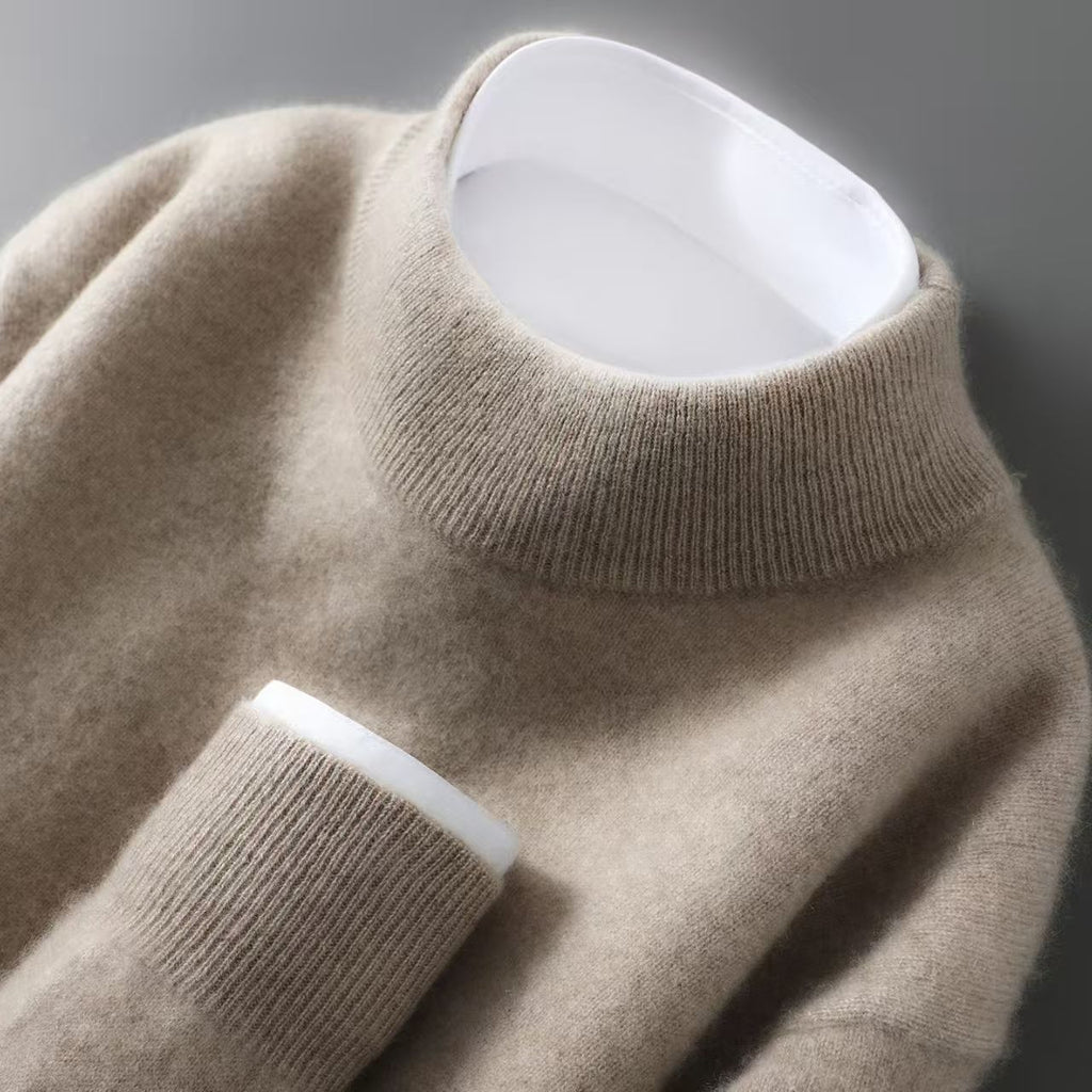 Men's Half-Neck Pullover Base Sweater