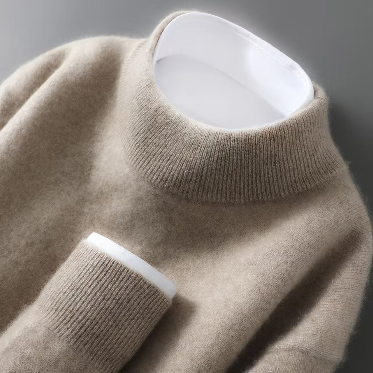 Men's Half-Neck Pullover Base Sweater