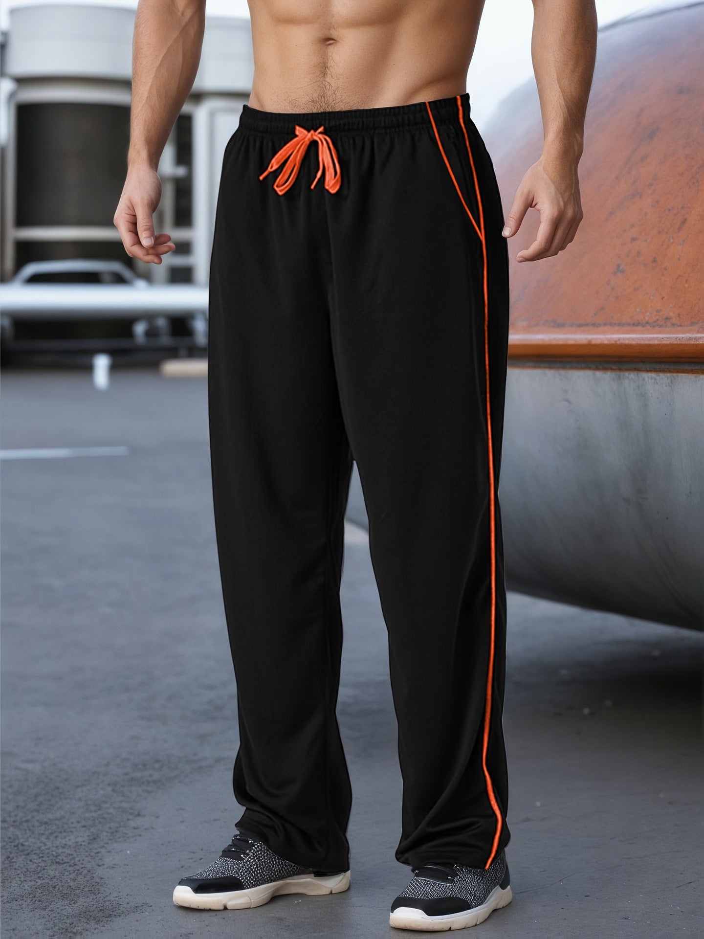 Men's Loose Sports Jogging Pants Gym Workout Casual Pants