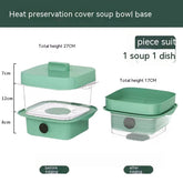 Multi-layer Dish Cover Heat Preservation Kitchen Cover Dining Table Leftover Storage Box Transparent Stack Cooking Hood Steamer TRENDFLOW