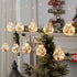 10PCS LED Christmas Curtain Lamp Fairy Snowman Wishing Ball Lamp String Christmas Window Decoration Christmas Light Room TRENDFLOW