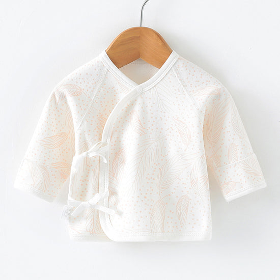 Baby Newborn Clothes Suede Half Back Pure Cotton Monk Clothes