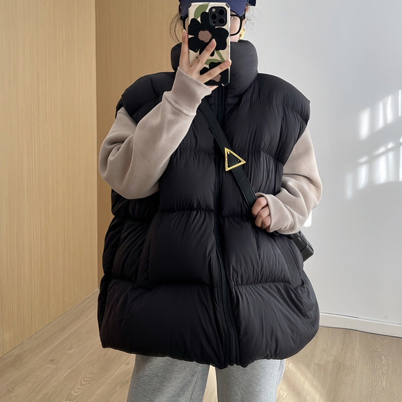 New-style Loose-fit Plus-size Women's Down Vest