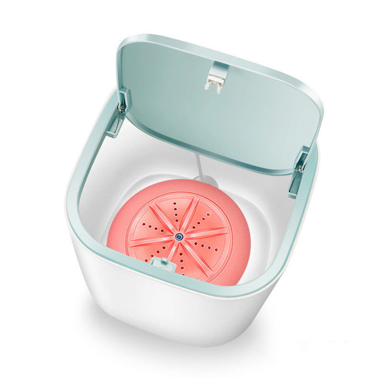 Household Small Laundry Bucket Mini Turbo Table Washing Machine Student Dormitory Underwear Socks Washer TRENDFLOW