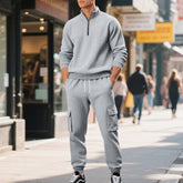 Fleece-lined Thermal Zip-up Men&