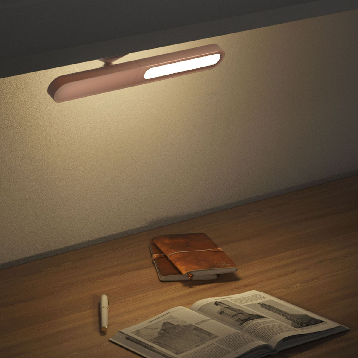 Reading Table Lamp Creative Geometric Desk Lamp Wireless Wall Lamp Multifunctional Magnetic Suction Small Night Light TRENDFLOW