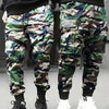 Camouflage Cargo Pants Men Korean Version Loose Long Pants Trendy Cuffed