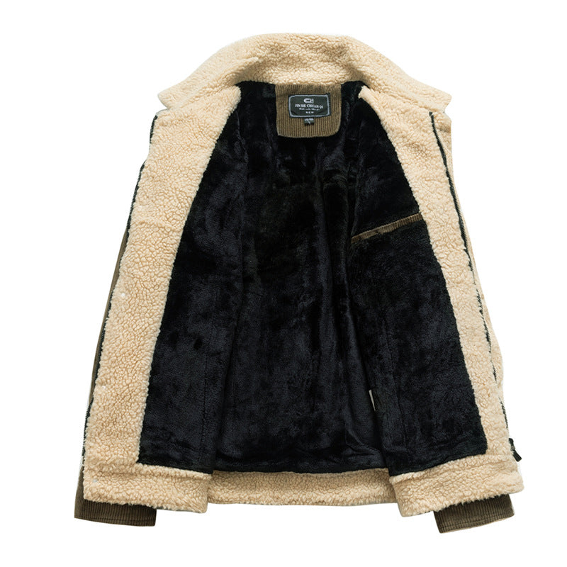 Winter Work Jacket Men's Padded And Thickened Jacket