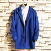 Wool Coat, Mid-length Men&