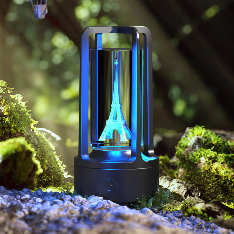Creative 2 In 1 Audio Acrylic Crystal Lamp And Bluetooth Speaker Valentine&