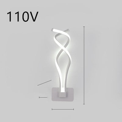 led wall lamp nordic minimalist bedroom bedside lamp TRENDFLOW