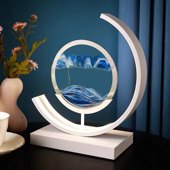 High-end Business Gifts Quicksand Painting 3D Living Room Decorations Lights Creative Lamp Led Lights TRENDFLOW
