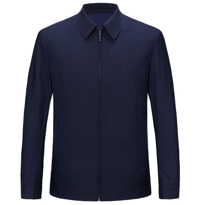 Men's Fashion Stand Collar Non-Iron Wrinkle-Resistant Jacket