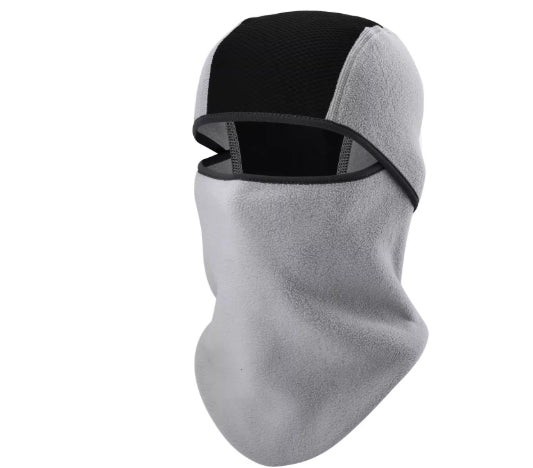 Winter Fleece-lined And Thickened Ski Hood, Windproof And Cold-proof Motorcycle Face Mask